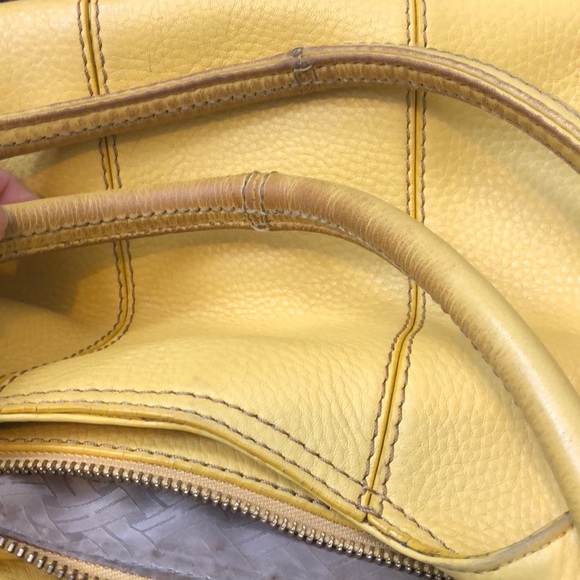 Authentic Cole Haan Handbag Yellow - Picture 5 of 6